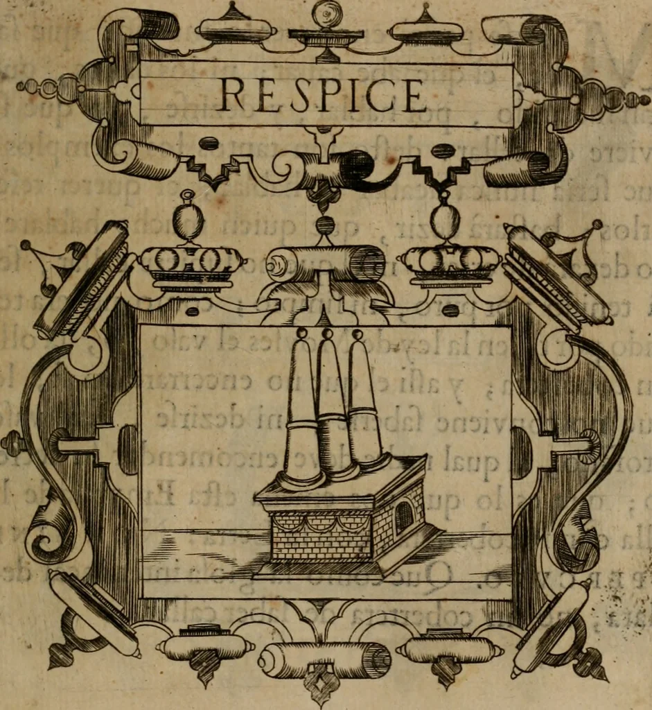 An illustration from Empresas morales, 1680, leaf 336