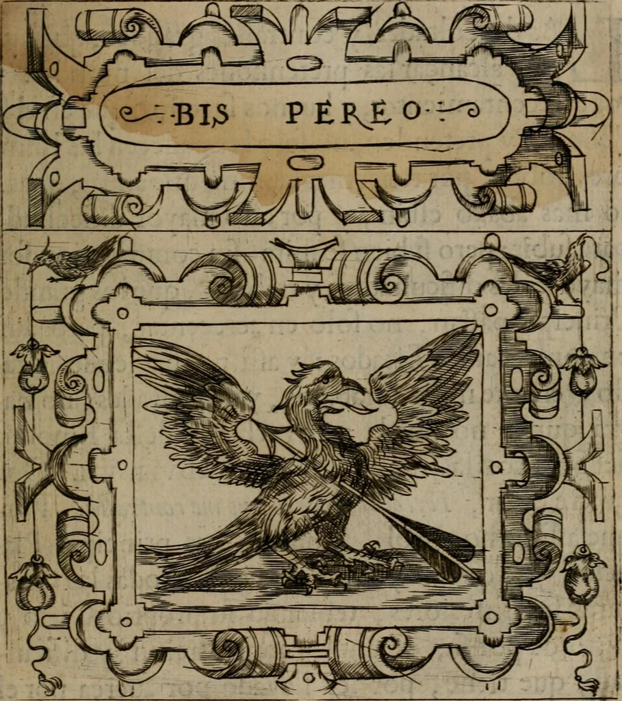 An illustration from Empresas morales, 1680, leaf 34