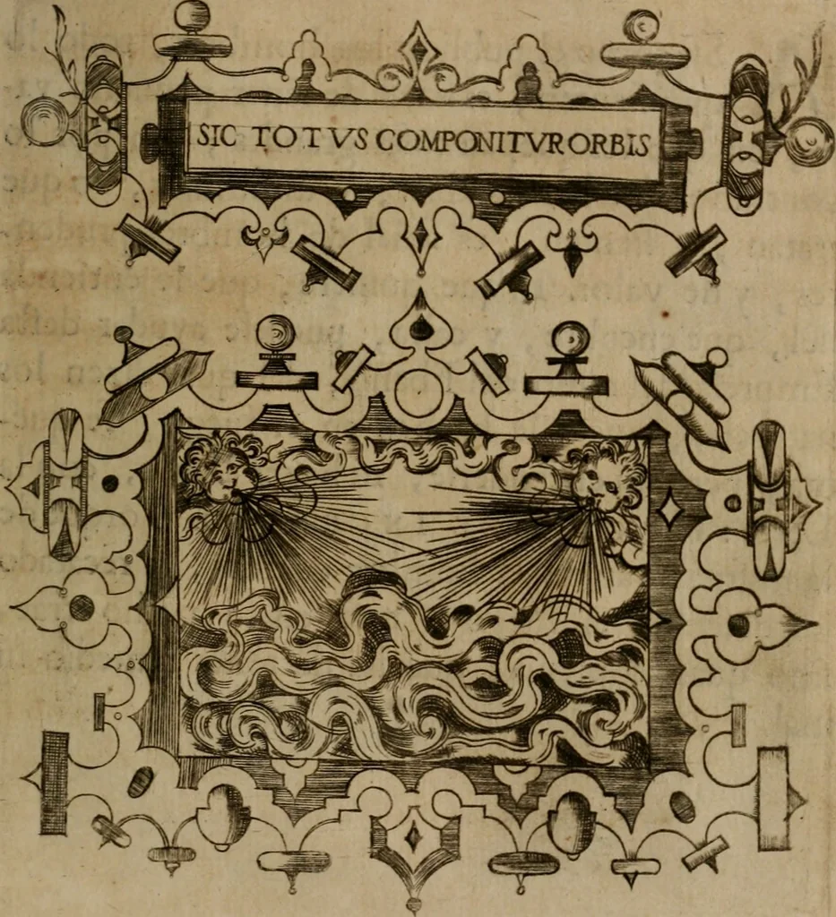 An illustration from Empresas morales, 1680, leaf 340