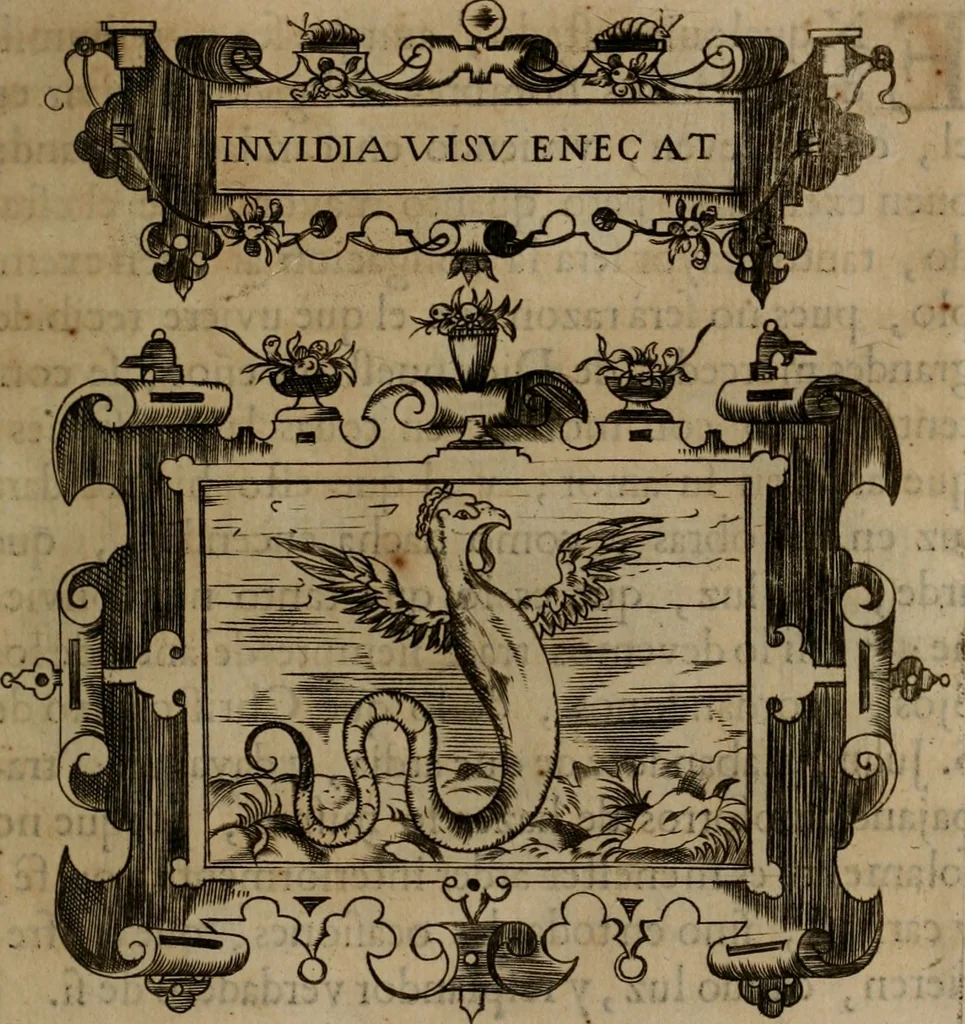 An illustration from Empresas morales, 1680, leaf 370