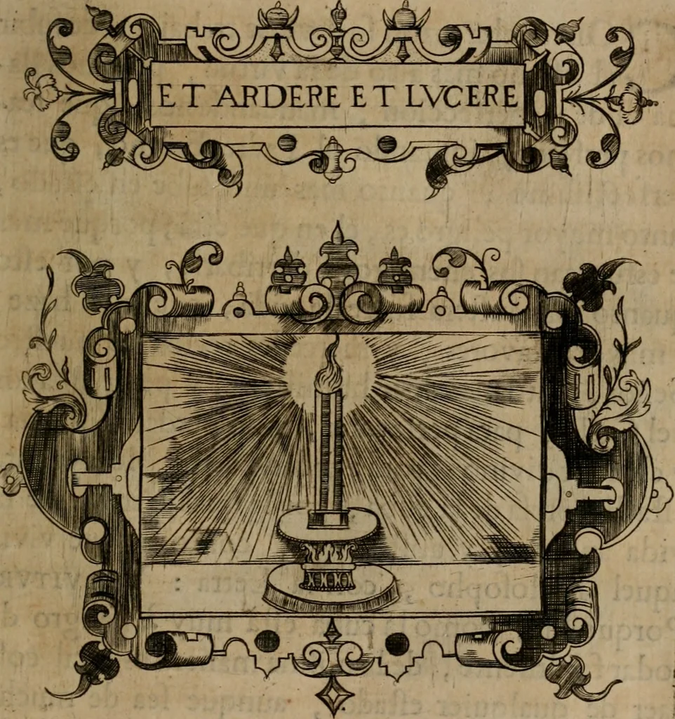 An illustration from Empresas morales, 1680, leaf 372