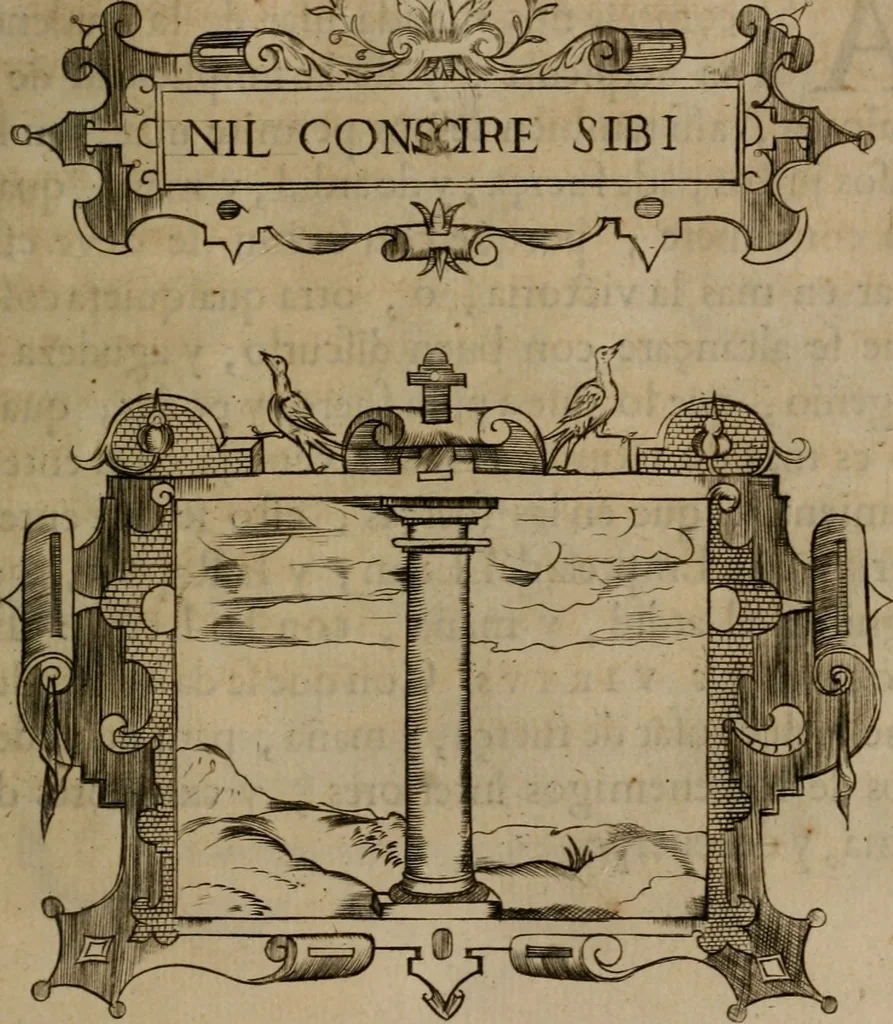 An illustration from Empresas morales, 1680, leaf 378