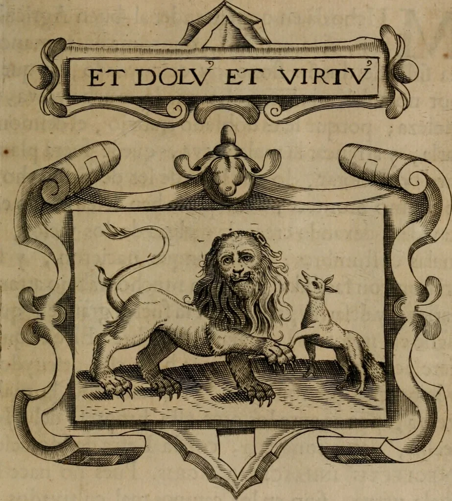 An illustration from Empresas morales, 1680, leaf 380