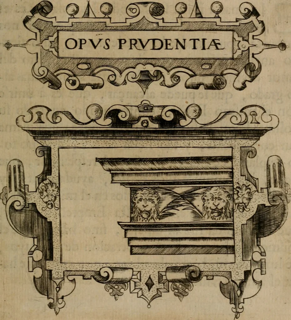An illustration from Empresas morales, 1680, leaf 394