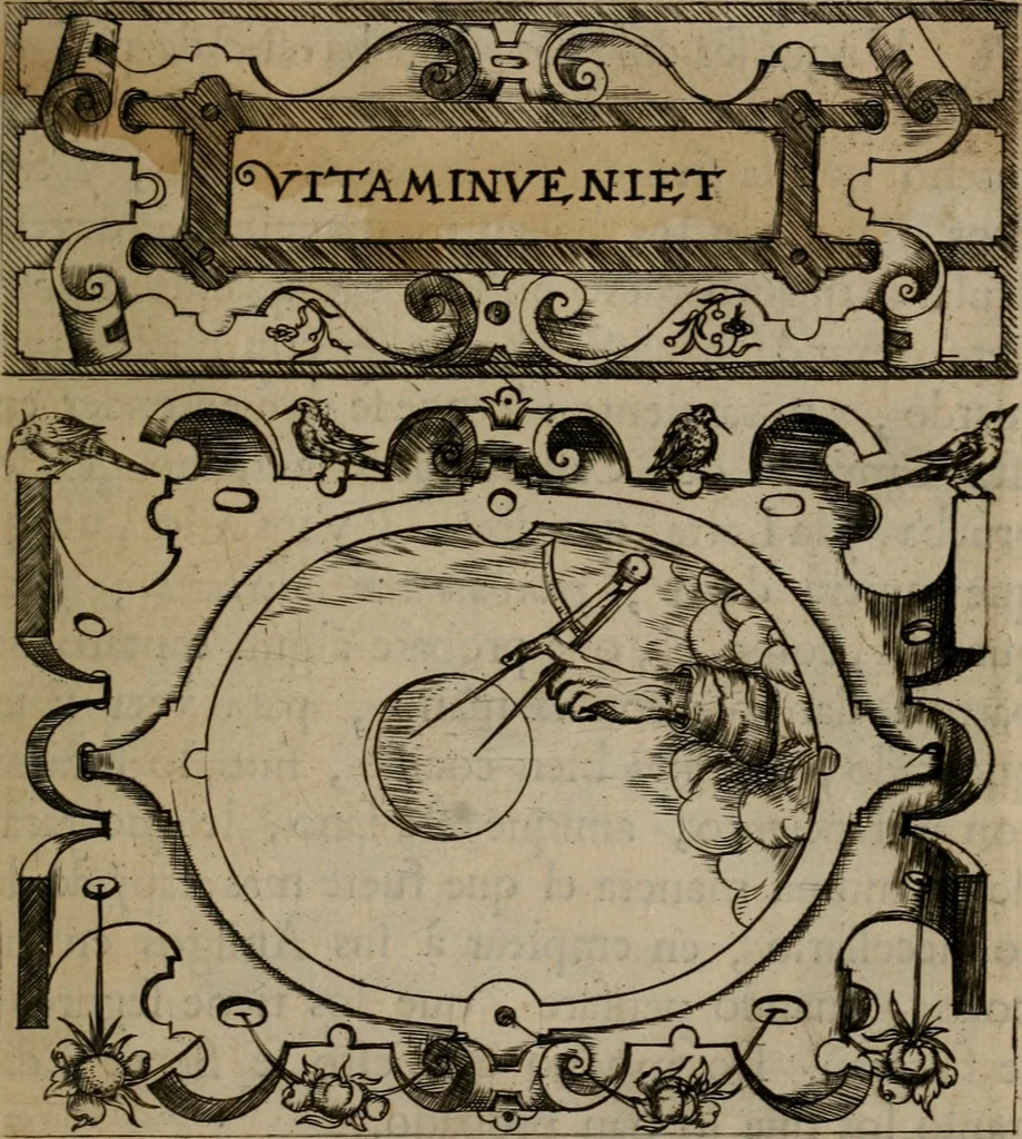 An illustration from Empresas morales, 1680, leaf 40
