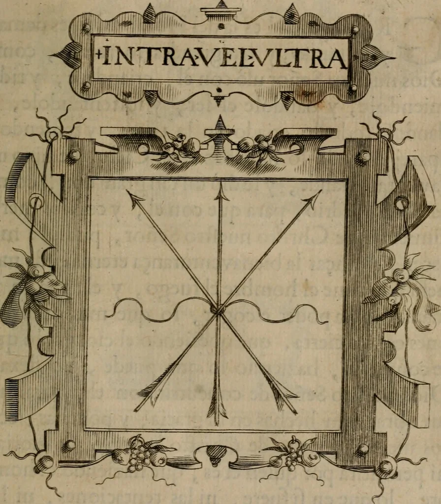 An illustration from Empresas morales, 1680, leaf 402