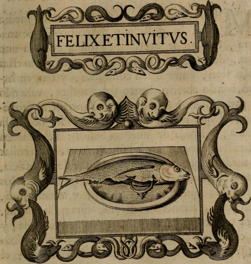 An illustration from Empresas morales, 1680, leaf 418