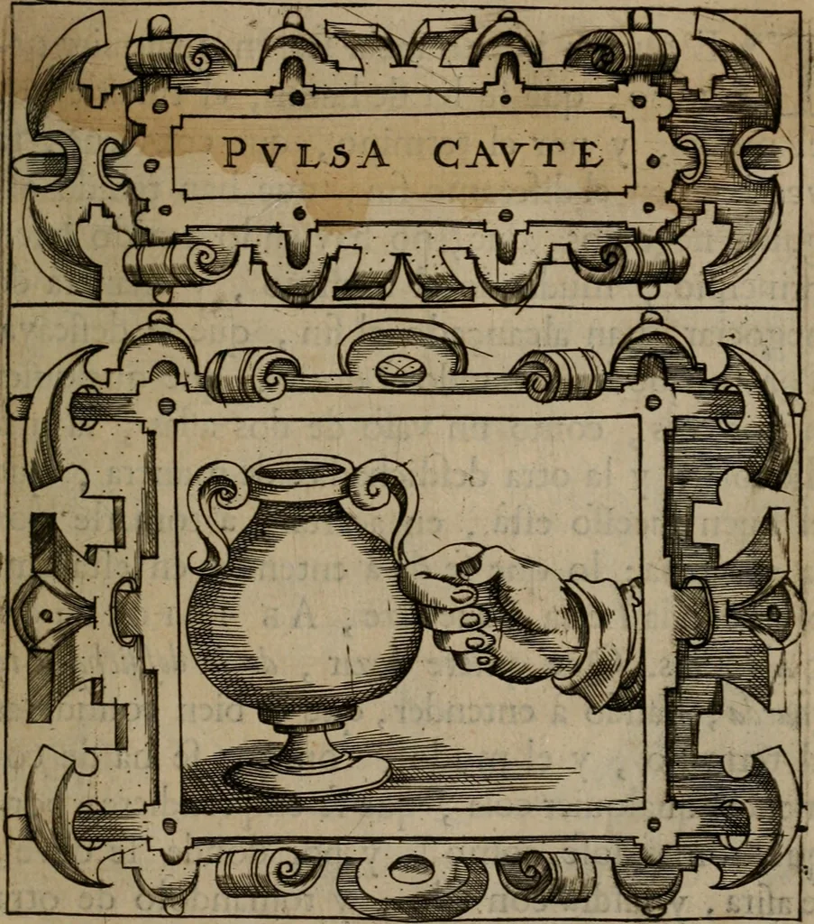 An illustration from Empresas morales, 1680, leaf 42