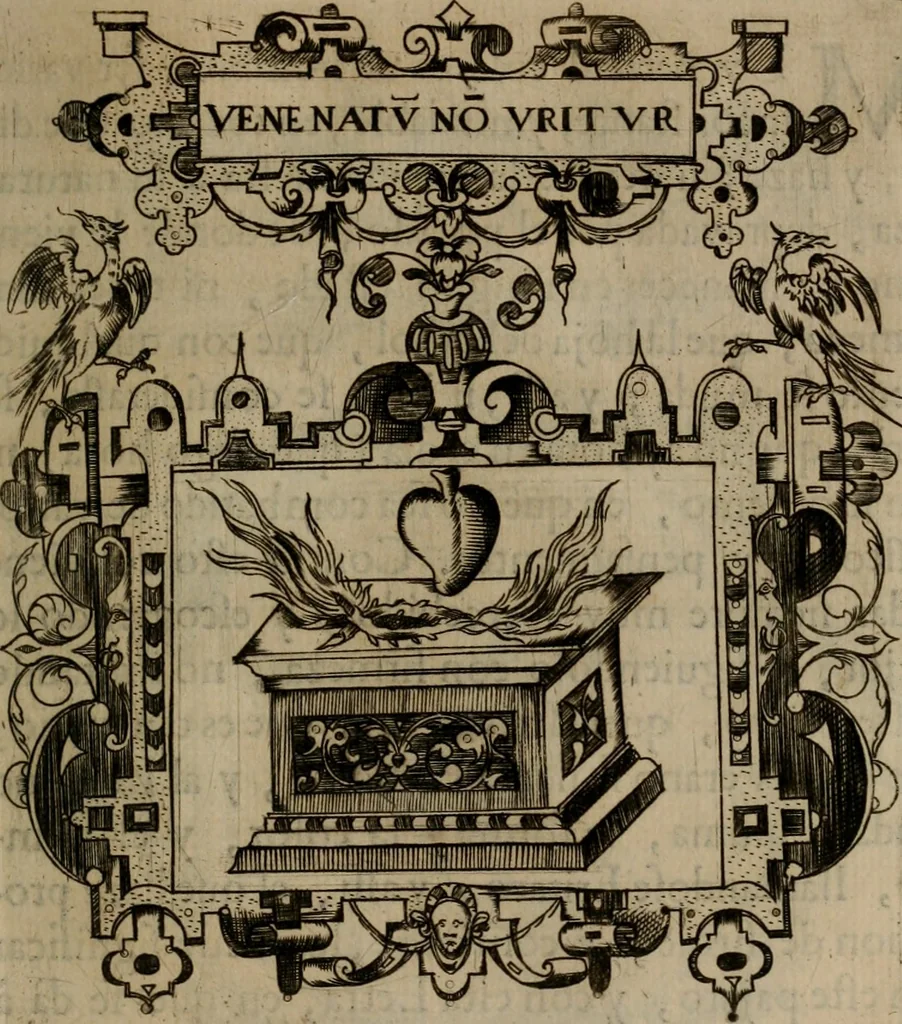 An illustration from Empresas morales, 1680, leaf 424