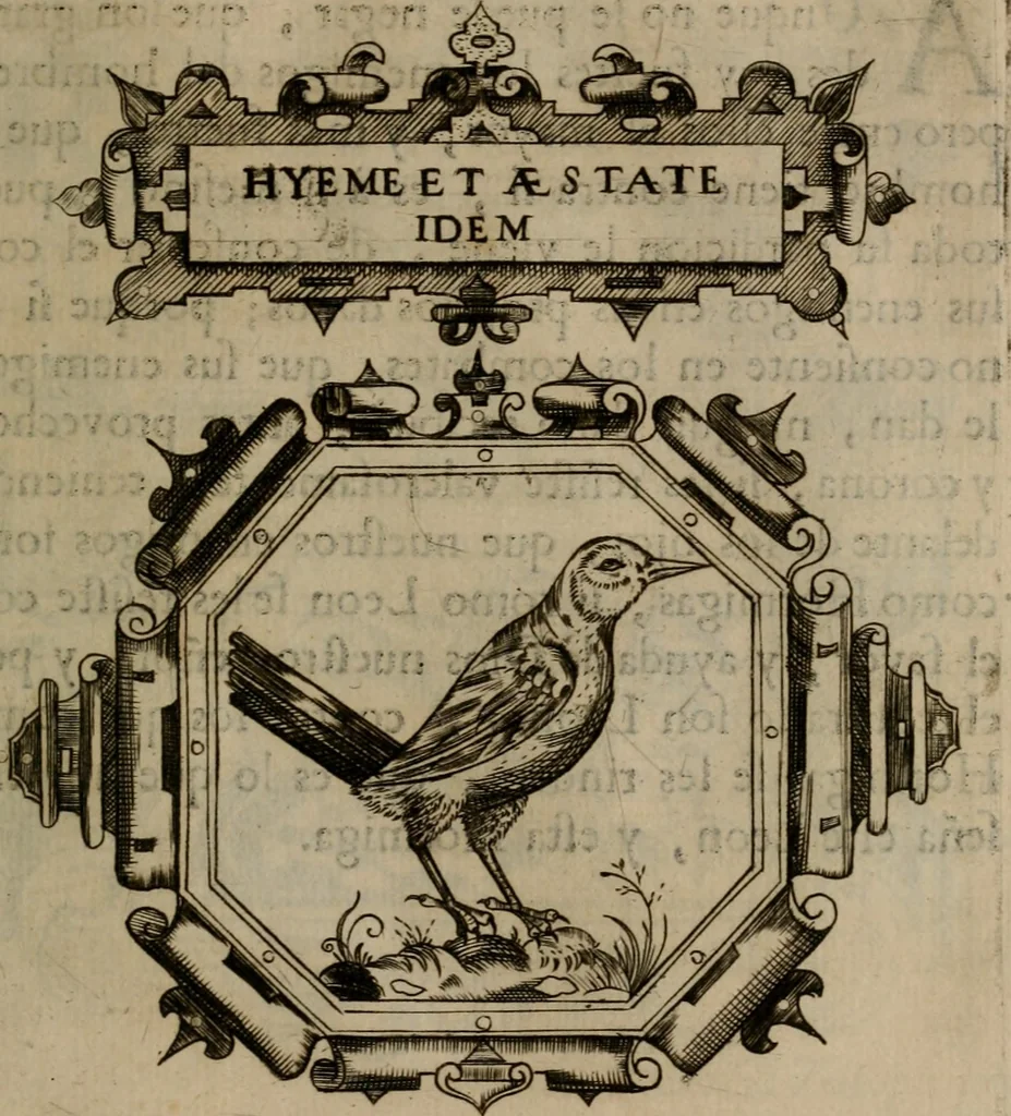 An illustration from Empresas morales, 1680, leaf 426