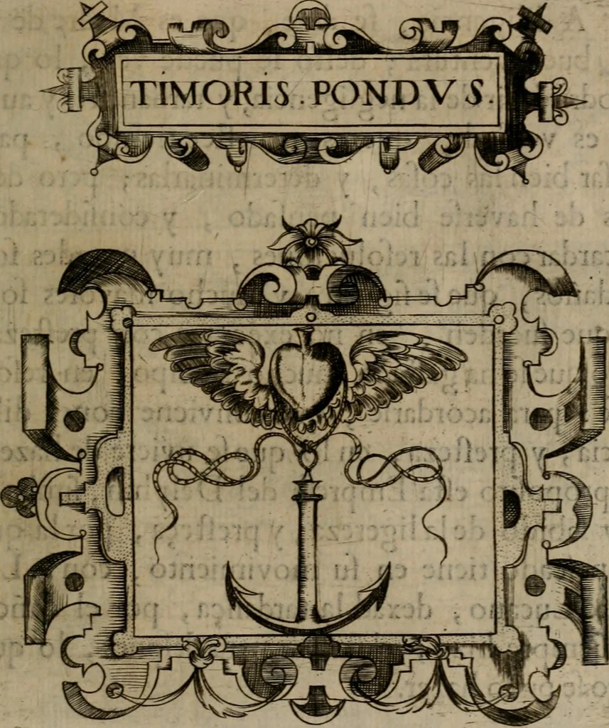 An illustration from Empresas morales, 1680, leaf 432