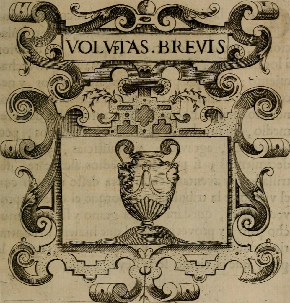 An illustration from Empresas morales, 1680, leaf 436
