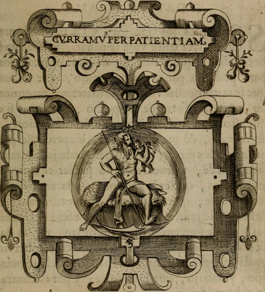 An illustration from Empresas morales, 1680, leaf 448