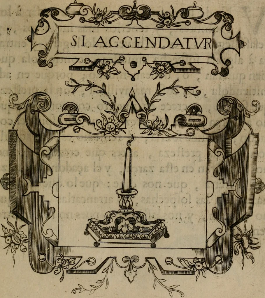 An illustration from Empresas morales, 1680, leaf 452