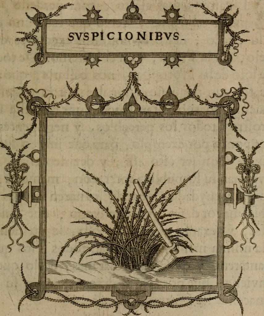 An illustration from Empresas morales, 1680, leaf 454
