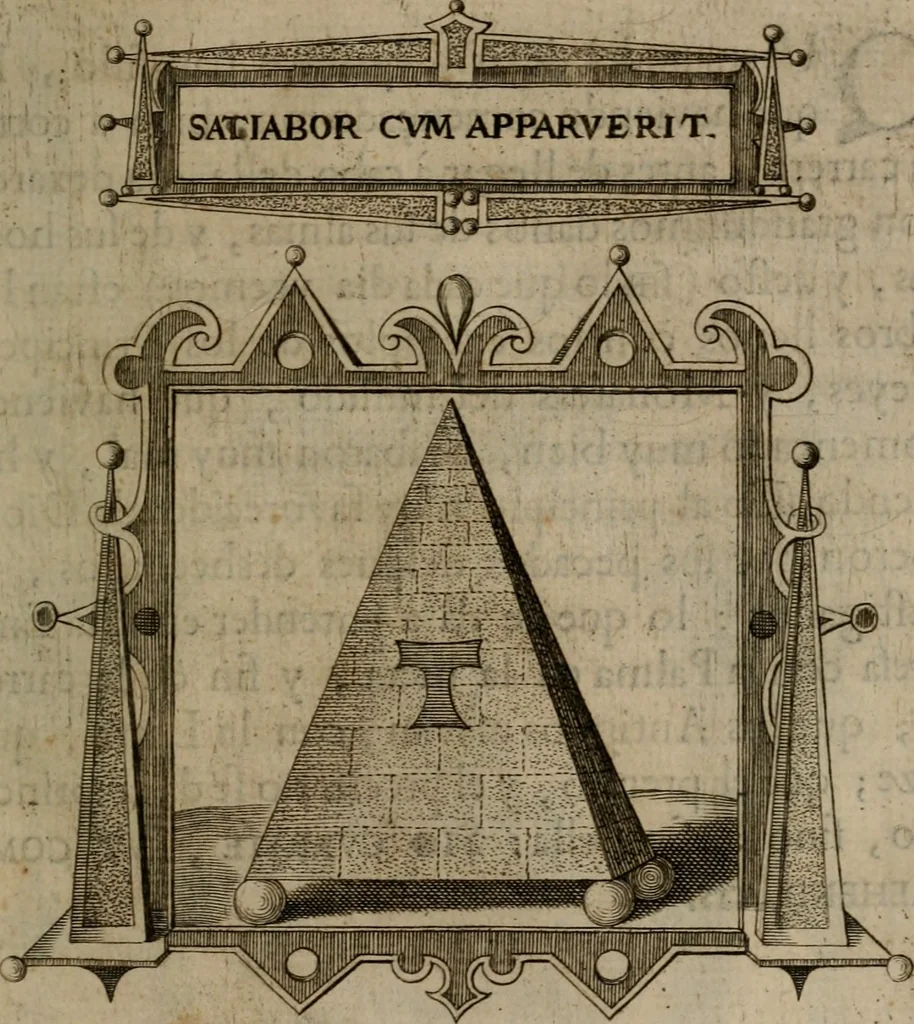 An illustration from Empresas morales, 1680, leaf 460