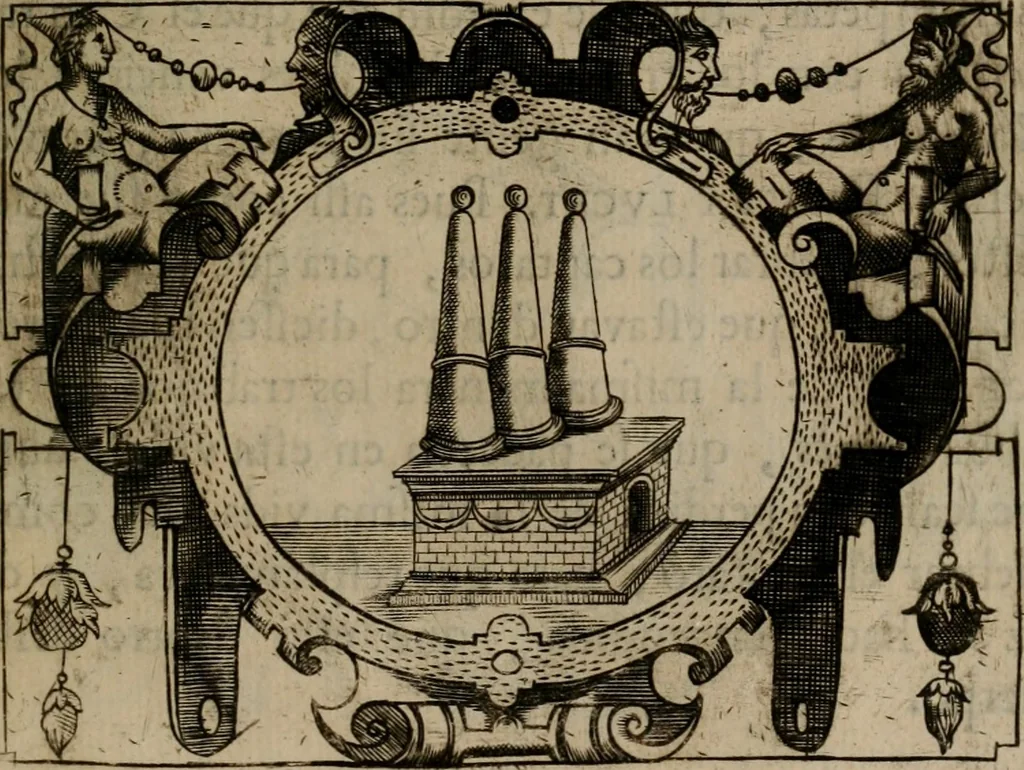 An illustration from Empresas morales, 1680, leaf 462