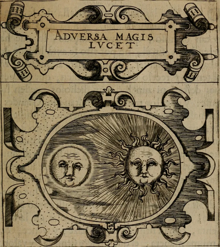 An illustration from Empresas morales, 1680, leaf 48