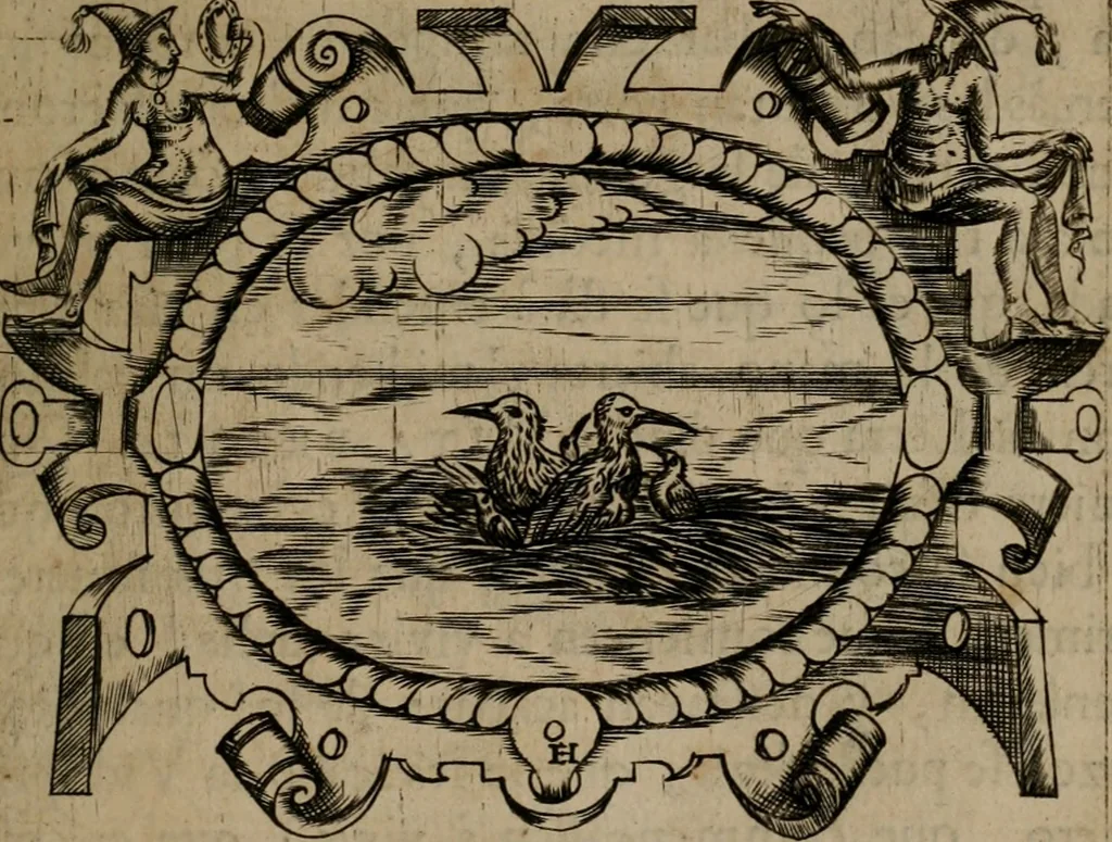 An illustration from Empresas morales, 1680, leaf 52