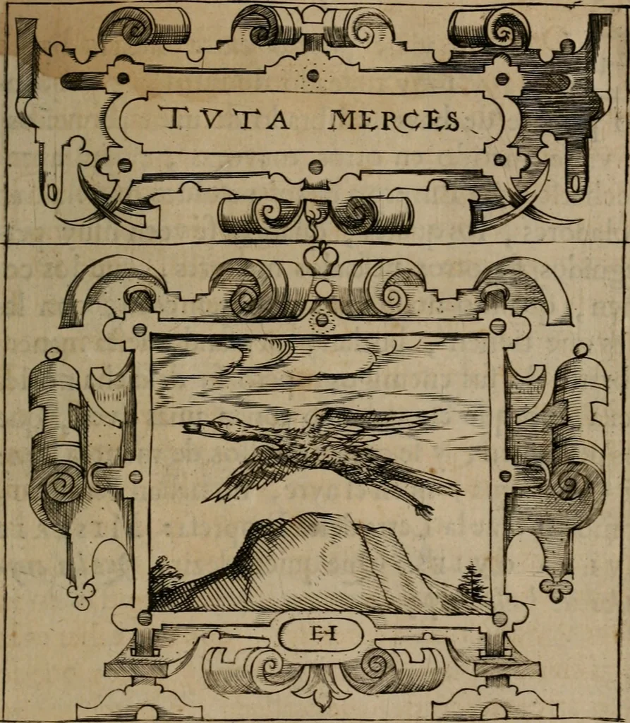 An illustration from Empresas morales, 1680, leaf 56