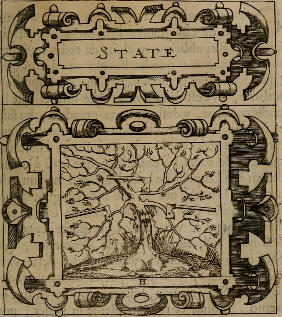 An illustration from Empresas morales, 1680, leaf 72