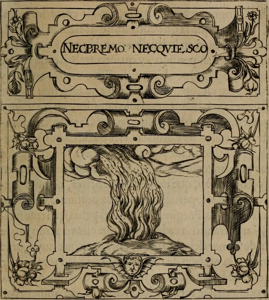 An illustration from Empresas morales, 1680, leaf 76