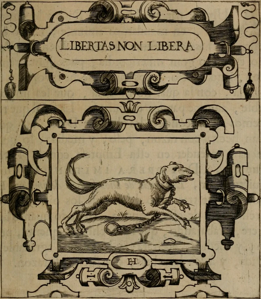 An illustration from Empresas morales, 1680, leaf 78