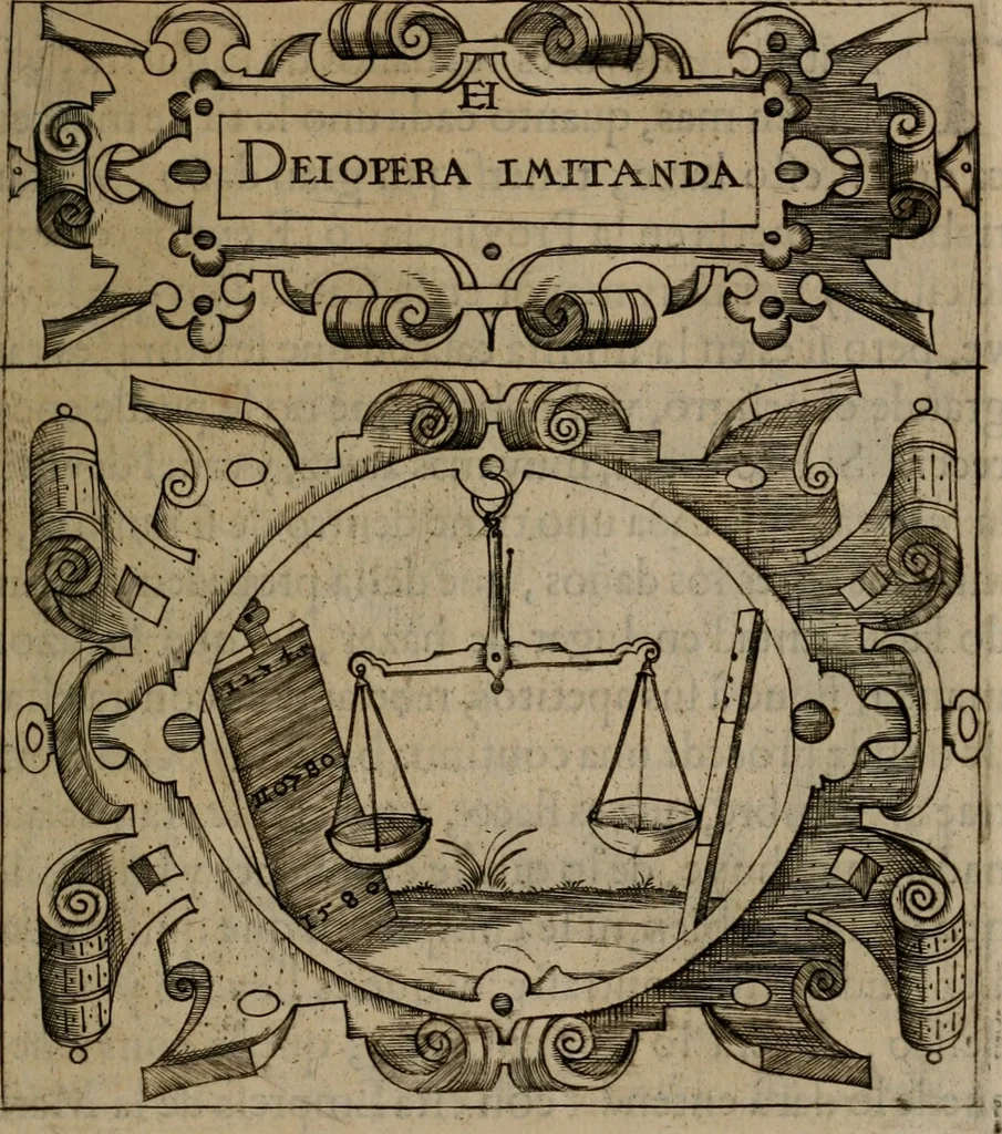 An illustration from Empresas morales, 1680, leaf 80