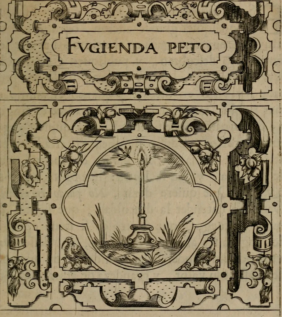 An illustration from Empresas morales, 1680, leaf 82