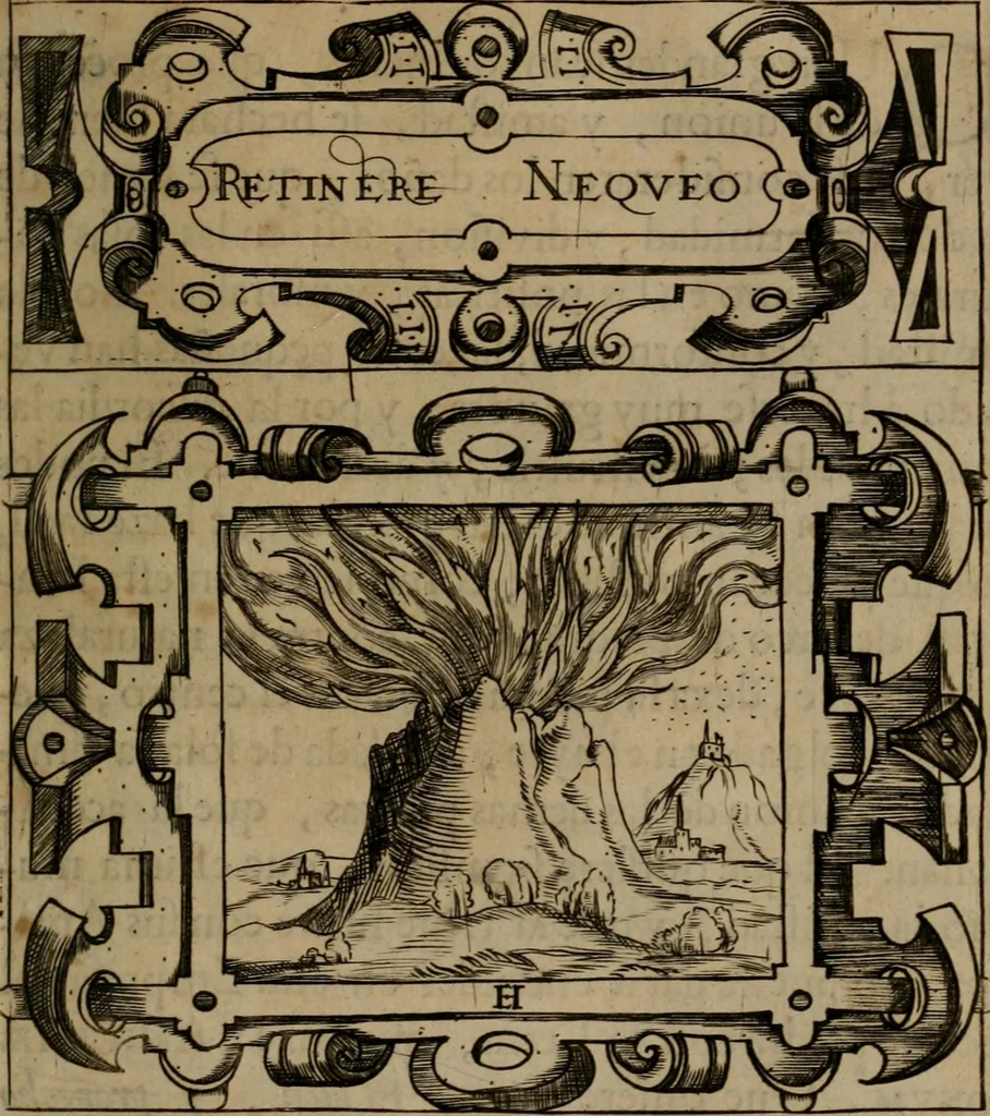 An illustration from Empresas morales, 1680, leaf 84