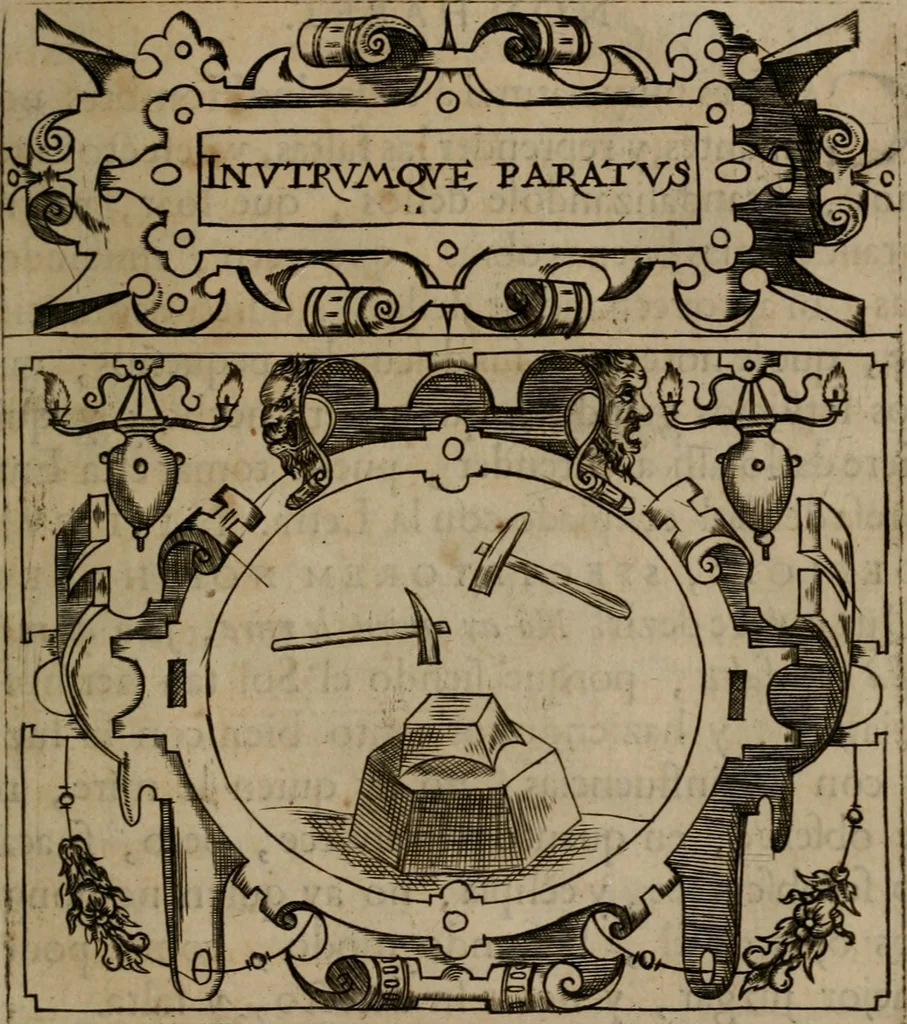 An illustration from Empresas morales, 1680, leaf 88