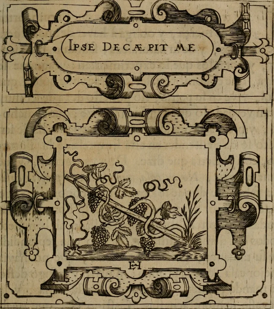An illustration from Empresas morales, 1680, leaf 96