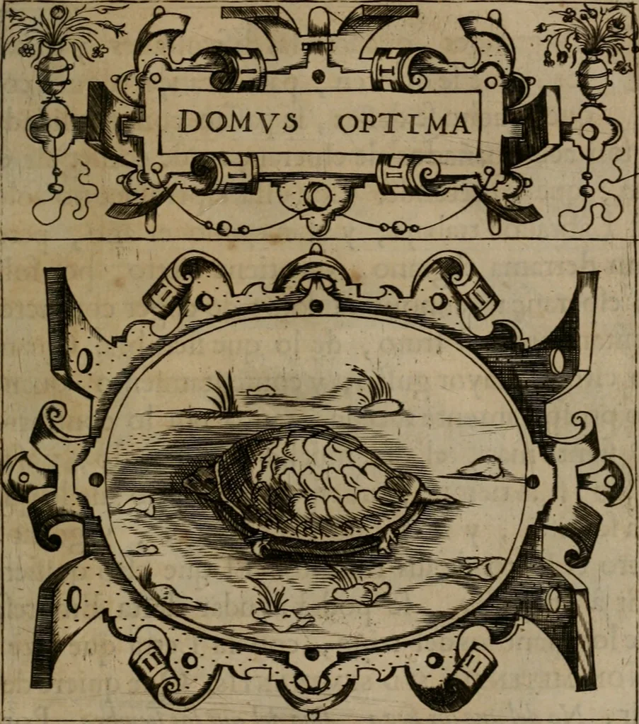 An illustration from Empresas morales, 1680, leaf 98