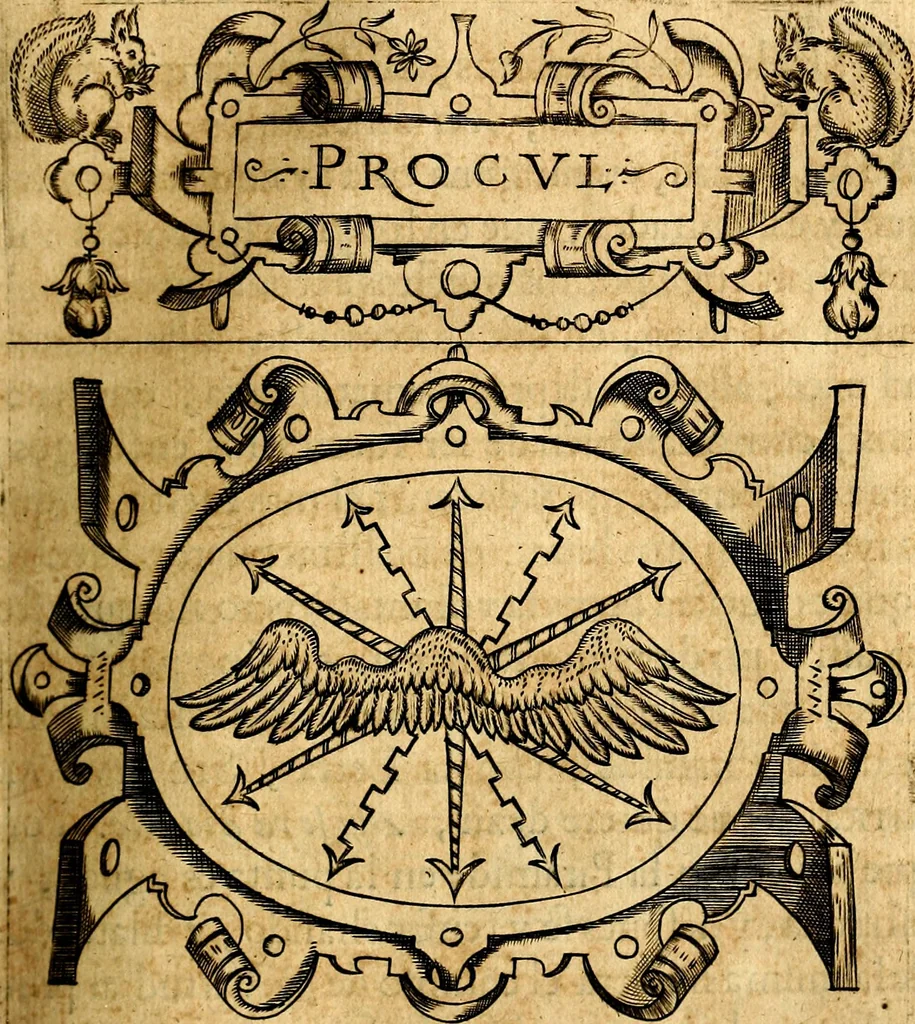 An illustration from Empresas Morales...Sacalas a lvz el doctor don Francisco de Borja.., 1680, leaf 104