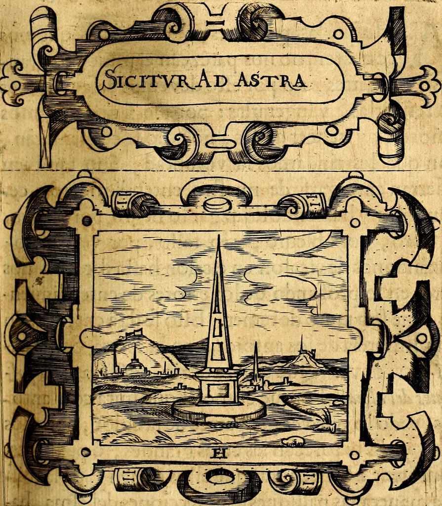 An illustration from Empresas Morales...Sacalas a lvz el doctor don Francisco de Borja.., 1680, leaf 106