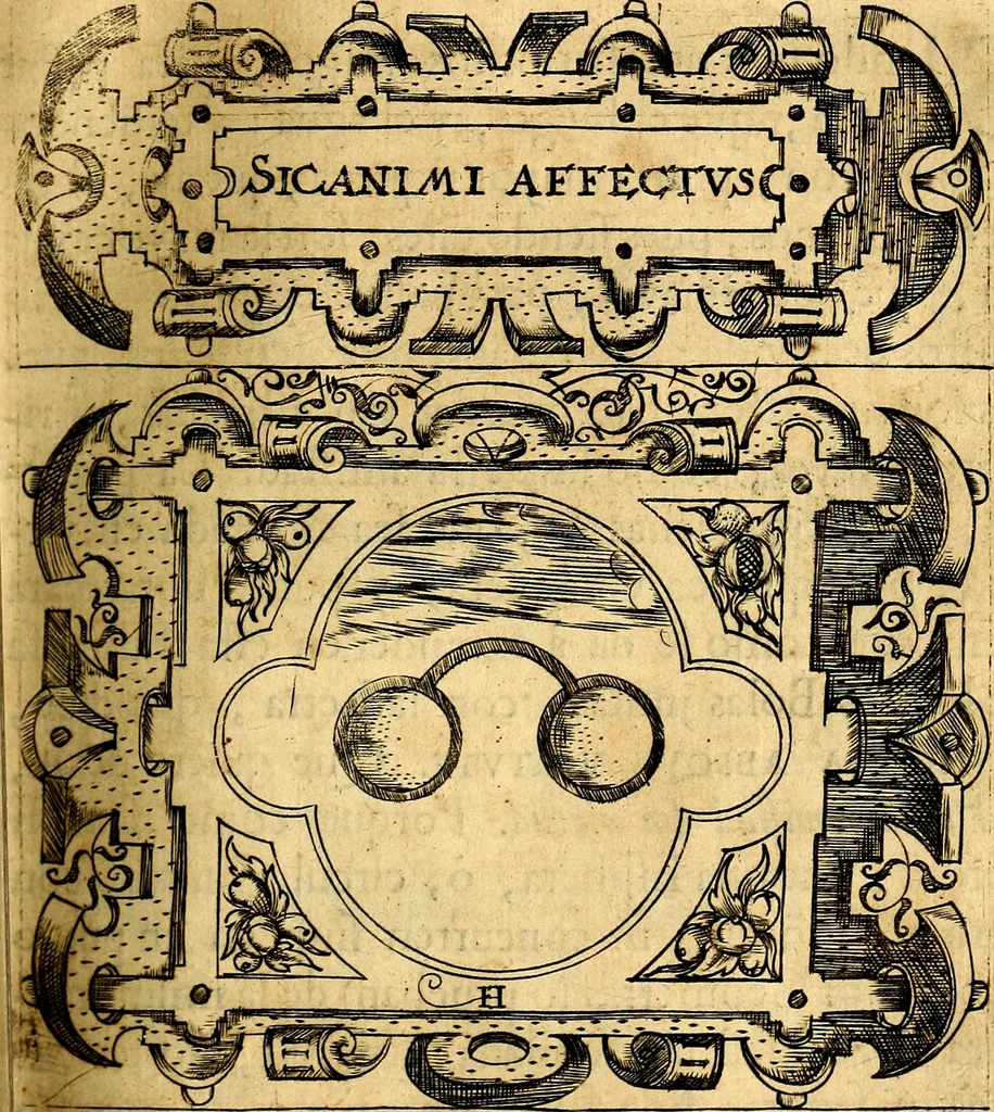 An illustration from Empresas Morales...Sacalas a lvz el doctor don Francisco de Borja.., 1680, leaf 108