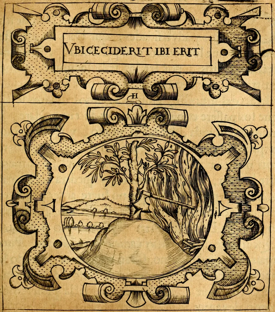 An illustration from Empresas Morales...Sacalas a lvz el doctor don Francisco de Borja.., 1680, leaf 150