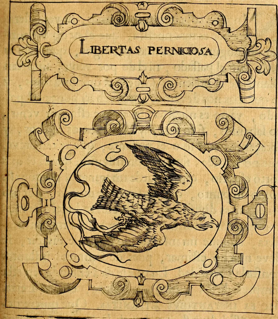 An illustration from Empresas Morales...Sacalas a lvz el doctor don Francisco de Borja.., 1680, leaf 154