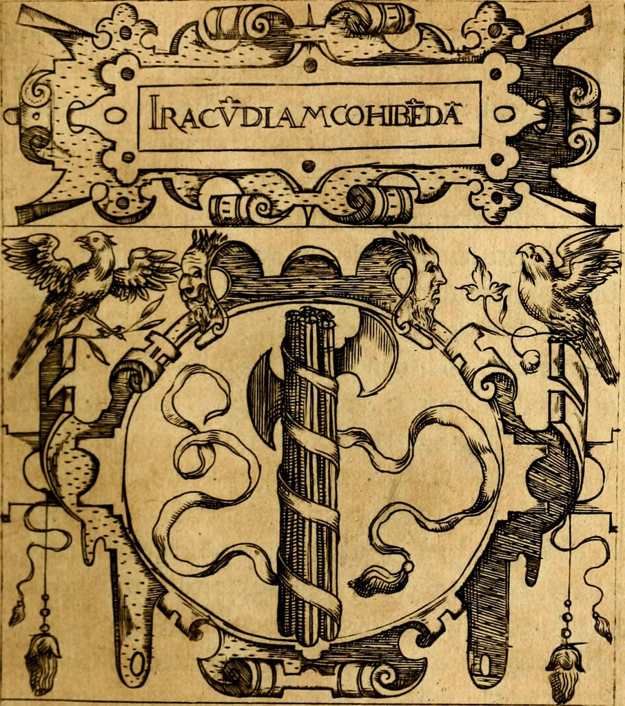 An illustration from Empresas Morales...Sacalas a lvz el doctor don Francisco de Borja.., 1680, leaf 160