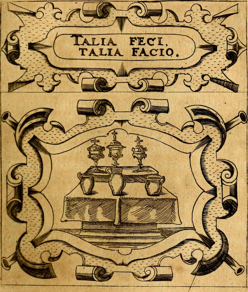 An illustration from Empresas Morales...Sacalas a lvz el doctor don Francisco de Borja.., 1680, leaf 162