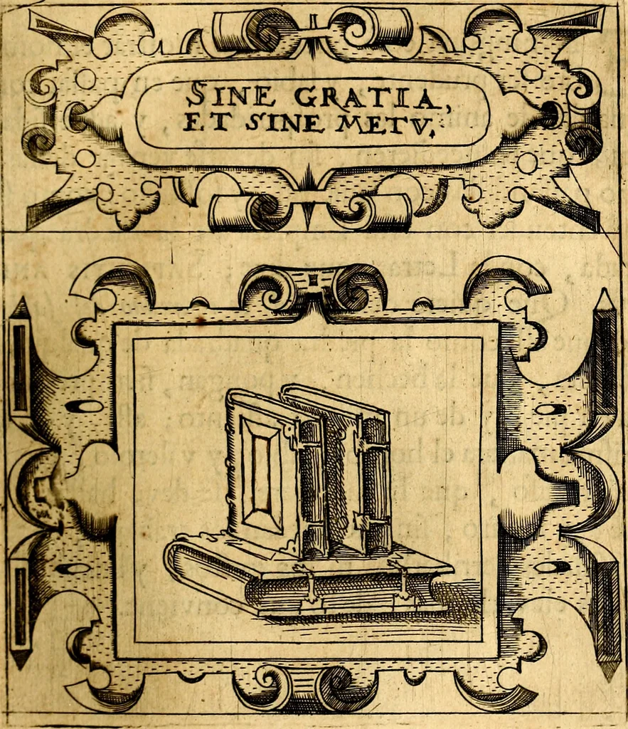 An illustration from Empresas Morales...Sacalas a lvz el doctor don Francisco de Borja.., 1680, leaf 164