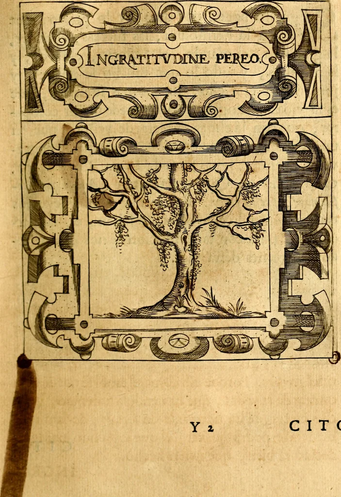 An illustration from Empresas Morales...Sacalas a lvz el doctor don Francisco de Borja.., 1680, leaf 174