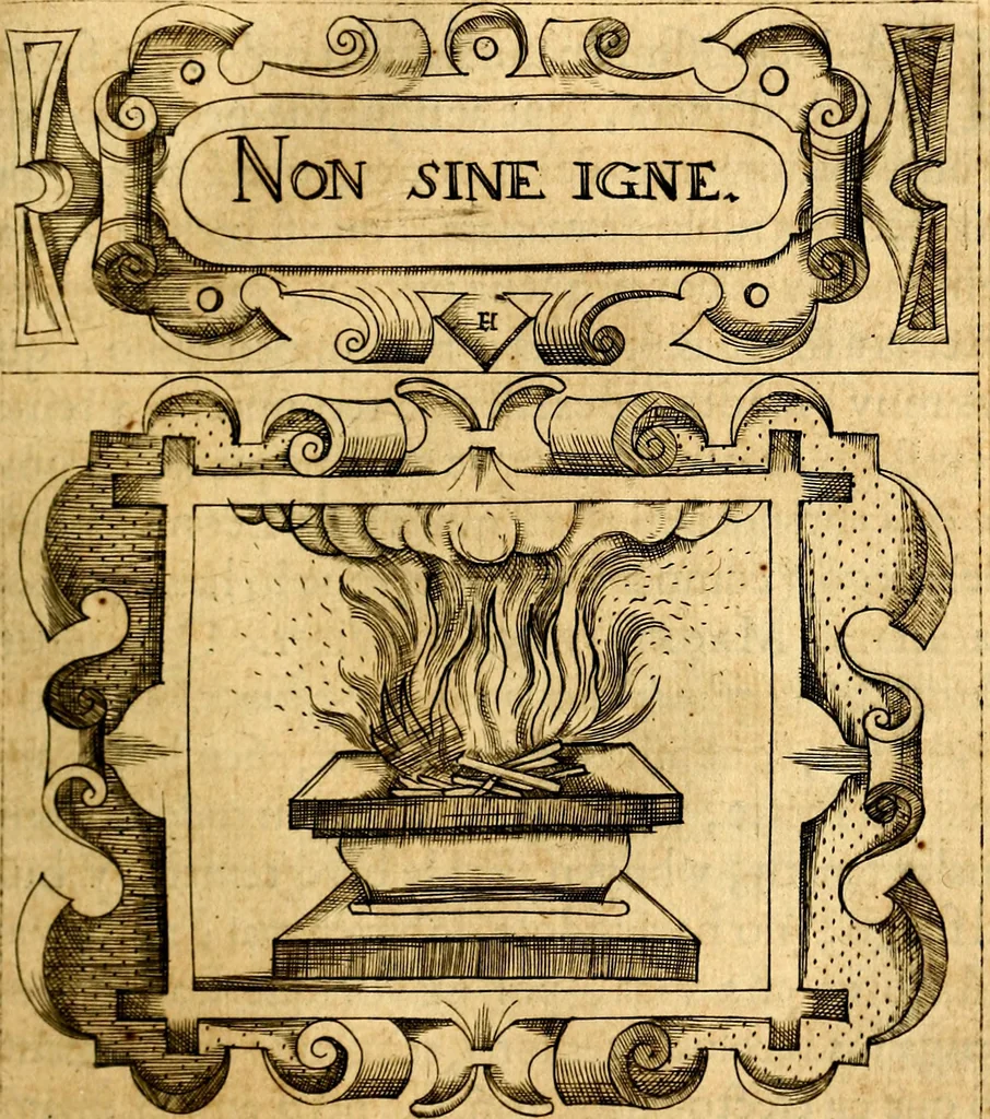 An illustration from Empresas Morales...Sacalas a lvz el doctor don Francisco de Borja.., 1680, leaf 182
