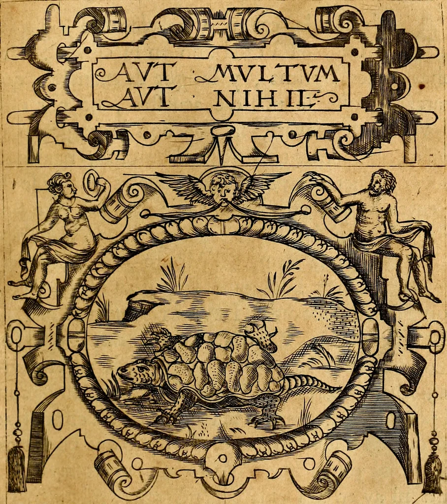 An illustration from Empresas Morales...Sacalas a lvz el doctor don Francisco de Borja.., 1680, leaf 20