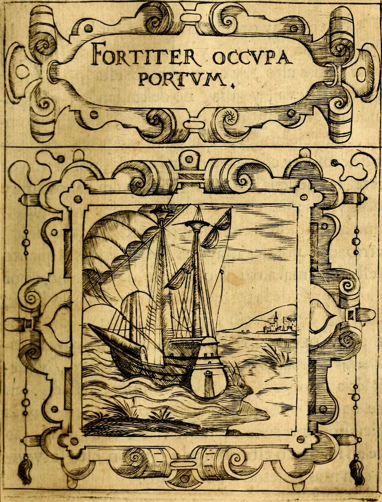 An illustration from Empresas Morales...Sacalas a lvz el doctor don Francisco de Borja.., 1680, leaf 204