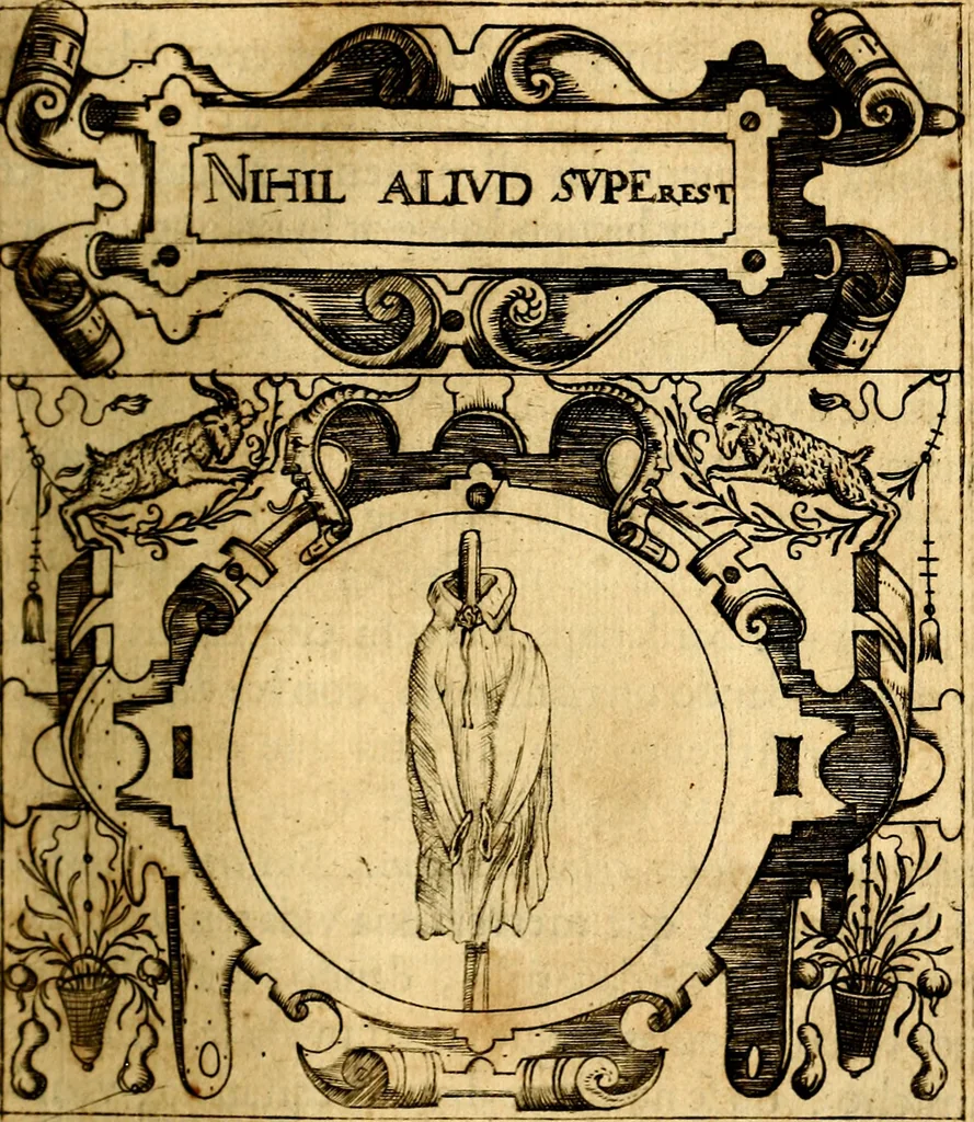 An illustration from Empresas Morales...Sacalas a lvz el doctor don Francisco de Borja.., 1680, leaf 210