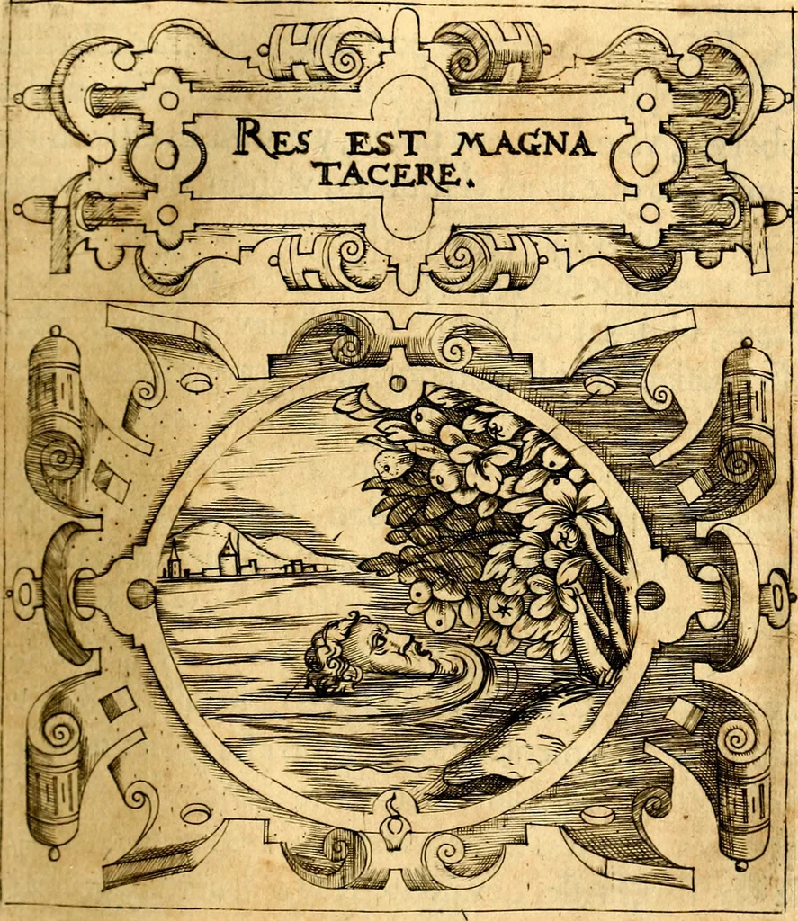 An illustration from Empresas Morales...Sacalas a lvz el doctor don Francisco de Borja.., 1680, leaf 214