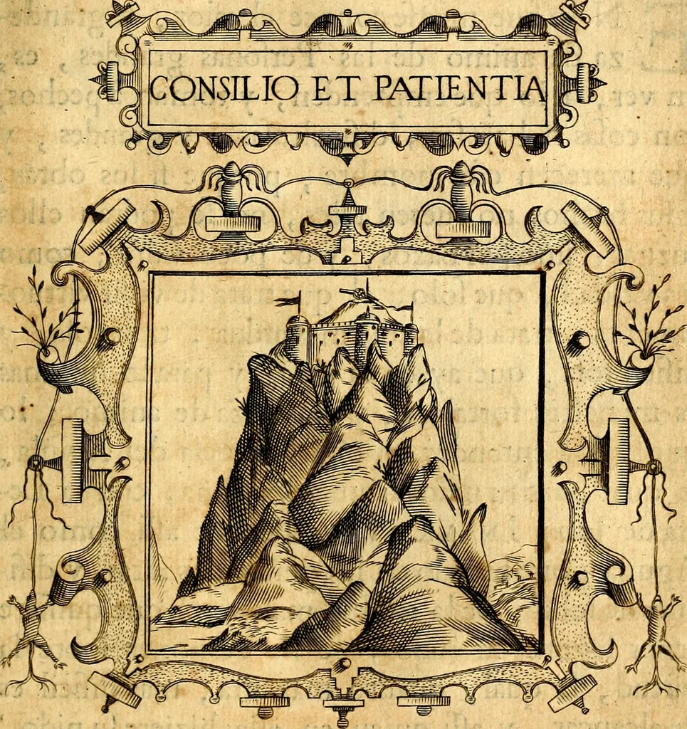 An illustration from Empresas Morales...Sacalas a lvz el doctor don Francisco de Borja.., 1680, leaf 224
