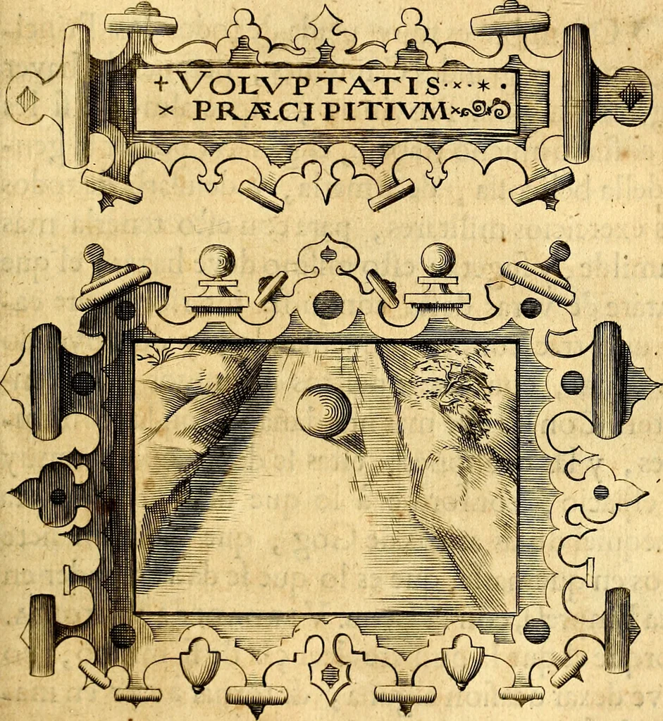 An illustration from Empresas Morales...Sacalas a lvz el doctor don Francisco de Borja.., 1680, leaf 246