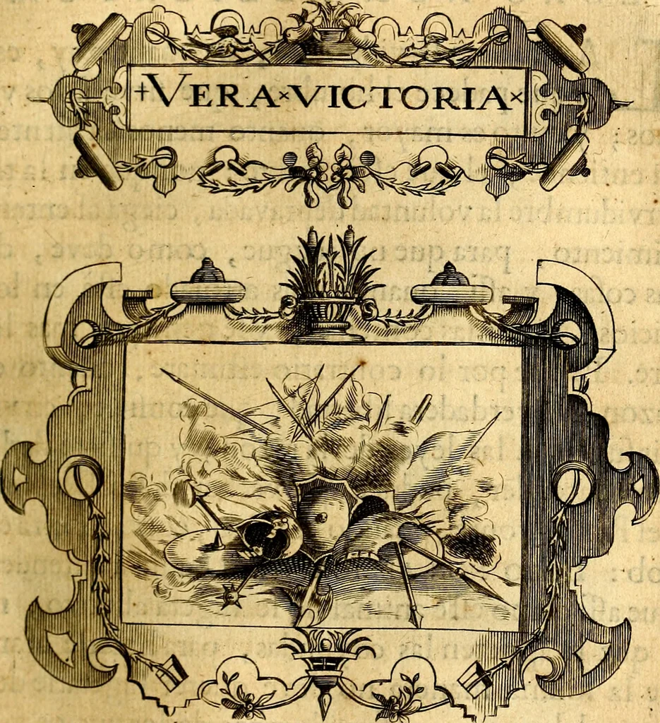 An illustration from Empresas Morales...Sacalas a lvz el doctor don Francisco de Borja.., 1680, leaf 248